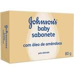 Ficha técnica e caractérísticas do produto Sabonete em Barra Johnsons Baby Amendoa 80g