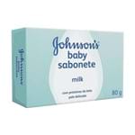 Ficha técnica e caractérísticas do produto Sabonete em Barra Johnsons Baby Milk 80g