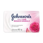 Ficha técnica e caractérísticas do produto Sabonete em Barra Johnson's Daily Care Rosas e Sândalo 80g - Jxj