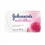 Ficha técnica e caractérísticas do produto Sabonete em Barra Johnsons Daily Care Rosas e Sândalo 80g