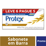 Ficha técnica e caractérísticas do produto Sabonete em Barra Protex Aveia 85g 6 Unidades com Desconto SAB PROTEX A-BACT 85G 6UN/PG5UN AVEIA