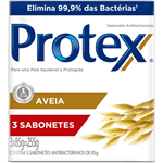 Ficha técnica e caractérísticas do produto Sabonete em Barra Protex Aveia 85g Embalagem com 3 Unidades SAB PROTEX A-BACT 3X85G AVEIA