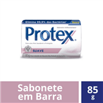 Ficha técnica e caractérísticas do produto Sabonete em Barra Protex Suave 85g SAB PROTEX A-BACT 85G SUAVE
