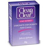 Ficha técnica e caractérísticas do produto Sabonete Esfoliante Clean Clear Anticravos 80G