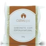 Sabonete Esfoliante com Esponja Natural 100g Cativa Natureza