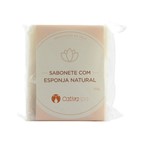 Sabonete Esfoliante com Esponja Natural Cativa Spa Orgânico 100G Cativa