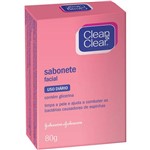 Ficha técnica e caractérísticas do produto Sabonete Facial Clean&Clear Gligerinado Limpeza Profunda Caixa 80 G
