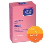 Ficha técnica e caractérísticas do produto Sabonete Facial Clean Clear 80G Leve 3 Pague 2 Unidades