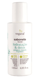 Ficha técnica e caractérísticas do produto Sabonete Facial Hidratação e Detox 120Ml - Vegana