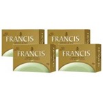 Ficha técnica e caractérísticas do produto Sabonete Francis 90G Branco C/4