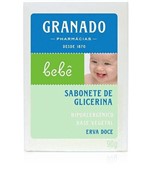 Ficha técnica e caractérísticas do produto Sabonete Granado Barra Bebe Glicerina Erva Doce 90g