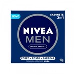 Ficha técnica e caractérísticas do produto Sabonete Hidratante Nívea Men Original 3 em 1 90g