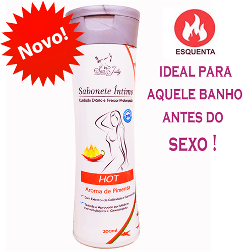 Sabonete Hot Liquido 200 G - San Jully