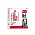 Ficha técnica e caractérísticas do produto Sabonete Ibasa Antipulgas Ibapet para Cães e Gatos - 80 G
