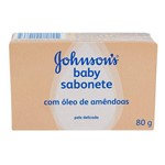 Ficha técnica e caractérísticas do produto Sabonete Infantil J&j Baby 80g C/óleo de Amendoas