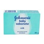 Sabonete Infantil Johnson's Baby Milk com 80g