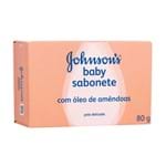 Ficha técnica e caractérísticas do produto Sabonete Infantil Johnson's Baby Óleo de Amêndoas com 80g