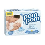 Sabonete Infantil Pom Pom - Loção Hidratante, Barra, 80g - Hypermarcas