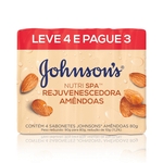 Ficha técnica e caractérísticas do produto Sabonete Johnson Amendoas 4 Unidades Preço Especial