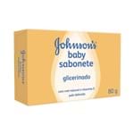 Ficha técnica e caractérísticas do produto Sabonete Johnson & Johnson Baby Glicerinado 80g