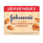 Ficha técnica e caractérísticas do produto Sabonete Johnson&Johnson Nutri Spa Rejuvenescedora Amendoas 80g Leve 4 Pague 3
