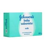 Sabonete Johnson's Baby Milk 80g