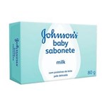 Ficha técnica e caractérísticas do produto Sabonete Johnson`s Baby Milk - 80g