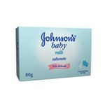 Ficha técnica e caractérísticas do produto Sabonete Johnson`s Baby Milk 80g
