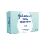 Ficha técnica e caractérísticas do produto Sabonete Johnson's Baby Infantil Milk Caixa 80 G