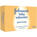 Sabonete Johnsons Baby Infantil Glicerinado com Mel e Vitamina e Caixa 80 G