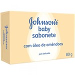 Ficha técnica e caractérísticas do produto Sabonete Johnsons Baby Infantil Óleo de Amêndoa Caixa 80 G