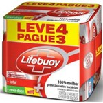 Ficha técnica e caractérísticas do produto Sabonete Lifebuoy Antibacteriano Erva Doce + Total 90g 4 Unidades
