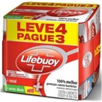 Sabonete Lifebuoy Antibacteriano Erva Doce + Total 90G Leve 4 Pague 3