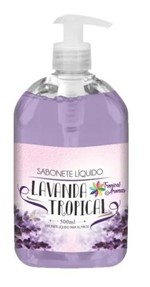 Ficha técnica e caractérísticas do produto Sabonete Líquido 500ml Válvula Pump Aroma de Lavanda Tropical Aromas