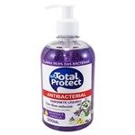 Sabonete Líquido Antibacteriano para Mãos Total Protect Lavanda Vanilla 500ml - Elimina 99,9% das Bactérias - Sanol