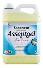 Sabonete Líquido Antisseptico Asseptgel 5 Litros Sem Aroma