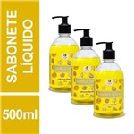 Ficha técnica e caractérísticas do produto Sabonete Líquido Carambola Viver Mais 500ml Frasco Kit 3un
