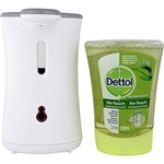 Ficha técnica e caractérísticas do produto Sabonete Líquido Dettol no Touch Barbera Green Tea com Aparelho - 250 Ml