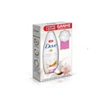 Ficha técnica e caractérísticas do produto Sabonete Líquido Dove Leite de Coco 250ml Grátis 1 Esponja