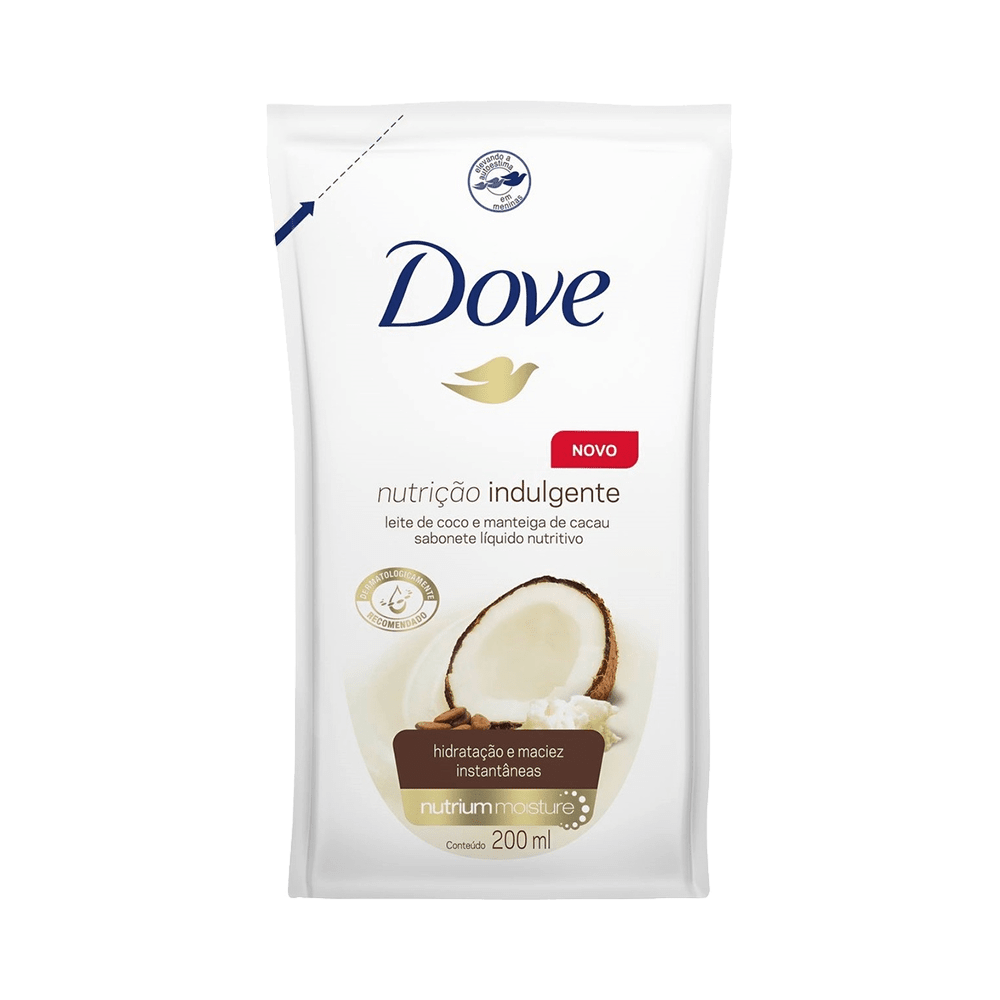 Ficha técnica e caractérísticas do produto Sabonete Líquido Dove Refil Nutrição Indulgente 200ml
