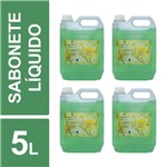 Ficha técnica e caractérísticas do produto Sabonete Líquido Erva Doce Viver Mais 5L Galão Kit 4un