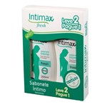 Ficha técnica e caractérísticas do produto Sabonete Líquido Íntimo Intimax Fresh Leve 2 Pague 1 200ml - Fina Flor