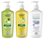 Ficha técnica e caractérísticas do produto Sabonete Líquido Kit 3un Maçã Verde Limão e Antibacteriano - Flores e Vegetais