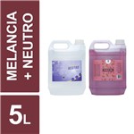 Ficha técnica e caractérísticas do produto Sabonete Líquido Melancia 5L + Neutro Viver Mais 5L
