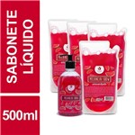 Ficha técnica e caractérísticas do produto Sabonete Líquido Melancia Viver Mais + 4un Sachê 500ml