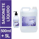 Ficha técnica e caractérísticas do produto Sabonete Líquido Neutro Viver Mais 500ml + Refil 5L
