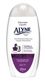 Sabonete Líquido Skin Care Luxo Alyne Violeta e Orquídea 200ml