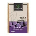 Ficha técnica e caractérísticas do produto Sabonete Natural e Vegano Glicerinado Semente de Uva para Esfoliação Suave Viventium 100 G