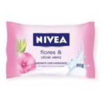 Ficha técnica e caractérísticas do produto Sabonete Nivea Aloe Vera e Flores 90g