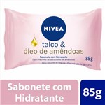 Ficha técnica e caractérísticas do produto Sabonete Nivea Talco & Óleo de Amêndoas 85 Gramas